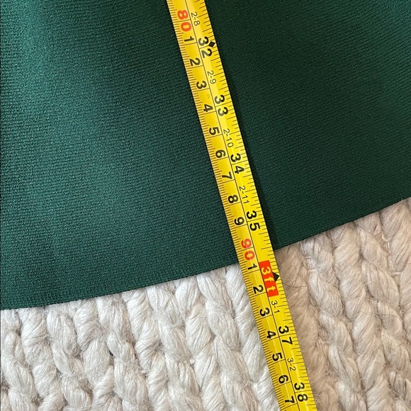 Sandro Paris Brandy Banded Waist Knit Dress – Emerald Green (Size 2 / XS) - Picture 14 of 14